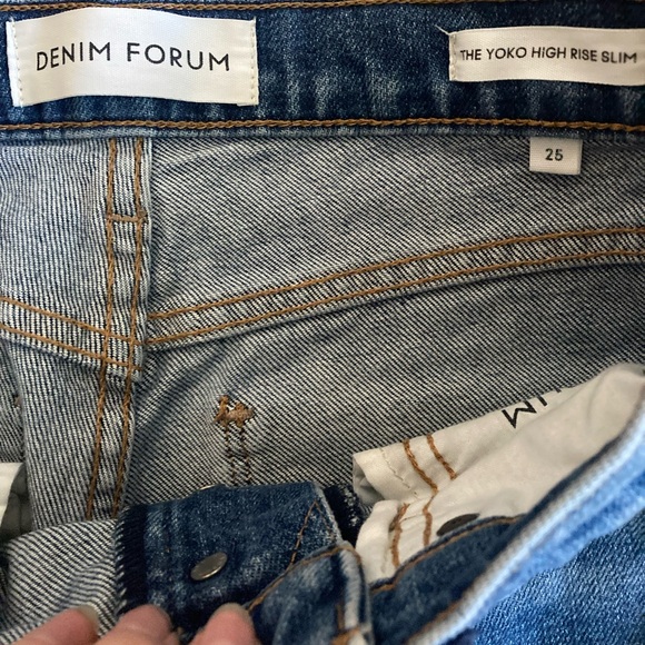 Aritzia Denim Forum Yoko High Rise Slim - Picture 7 of 8